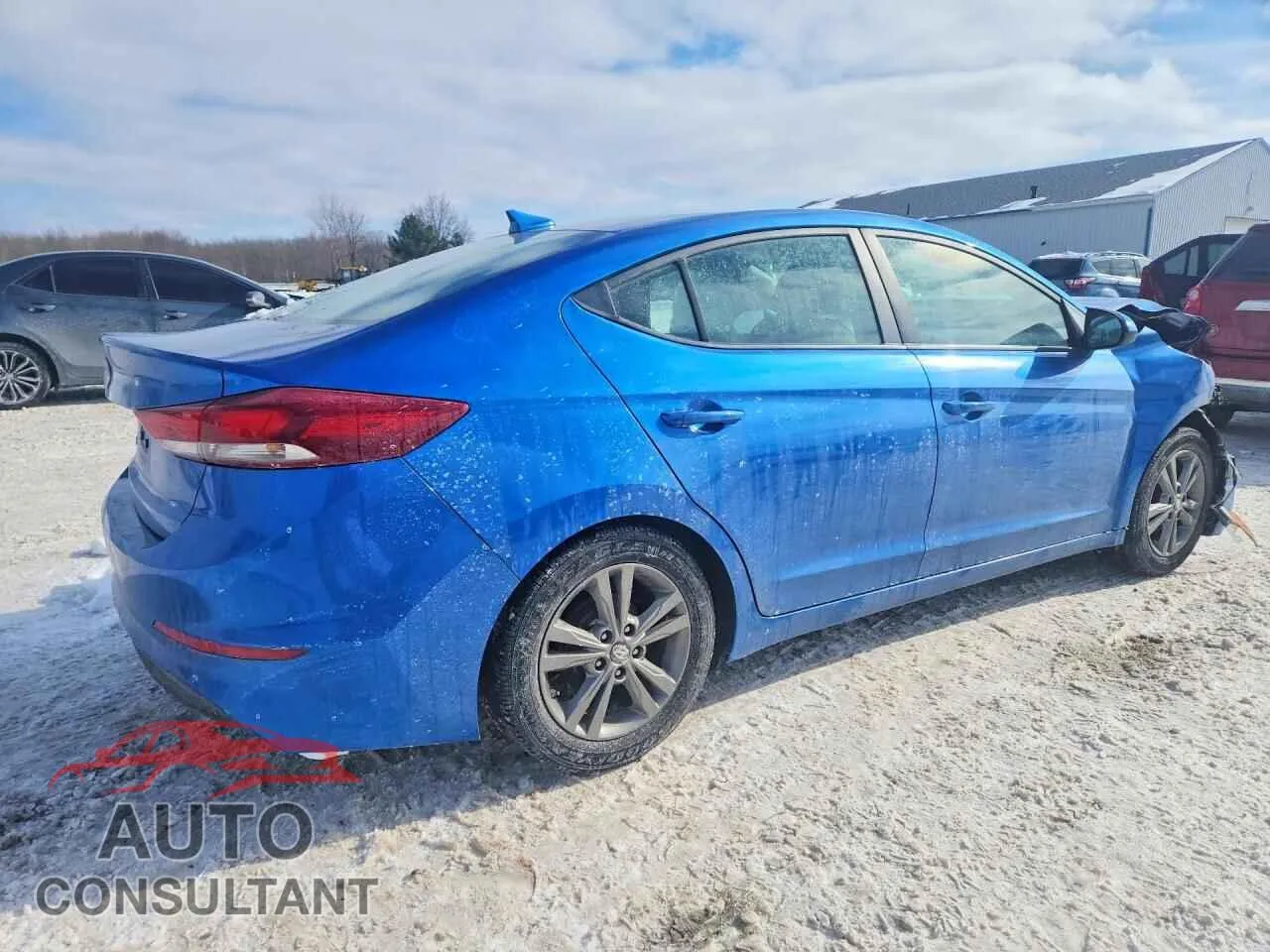 2017 HYUNDAI ELANTRA Damaged VIN 5NPD84LFXHH016836 – side profile