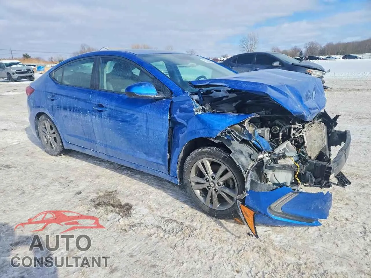 2017 HYUNDAI ELANTRA Damaged VIN 5NPD84LFXHH016836 – dashboard