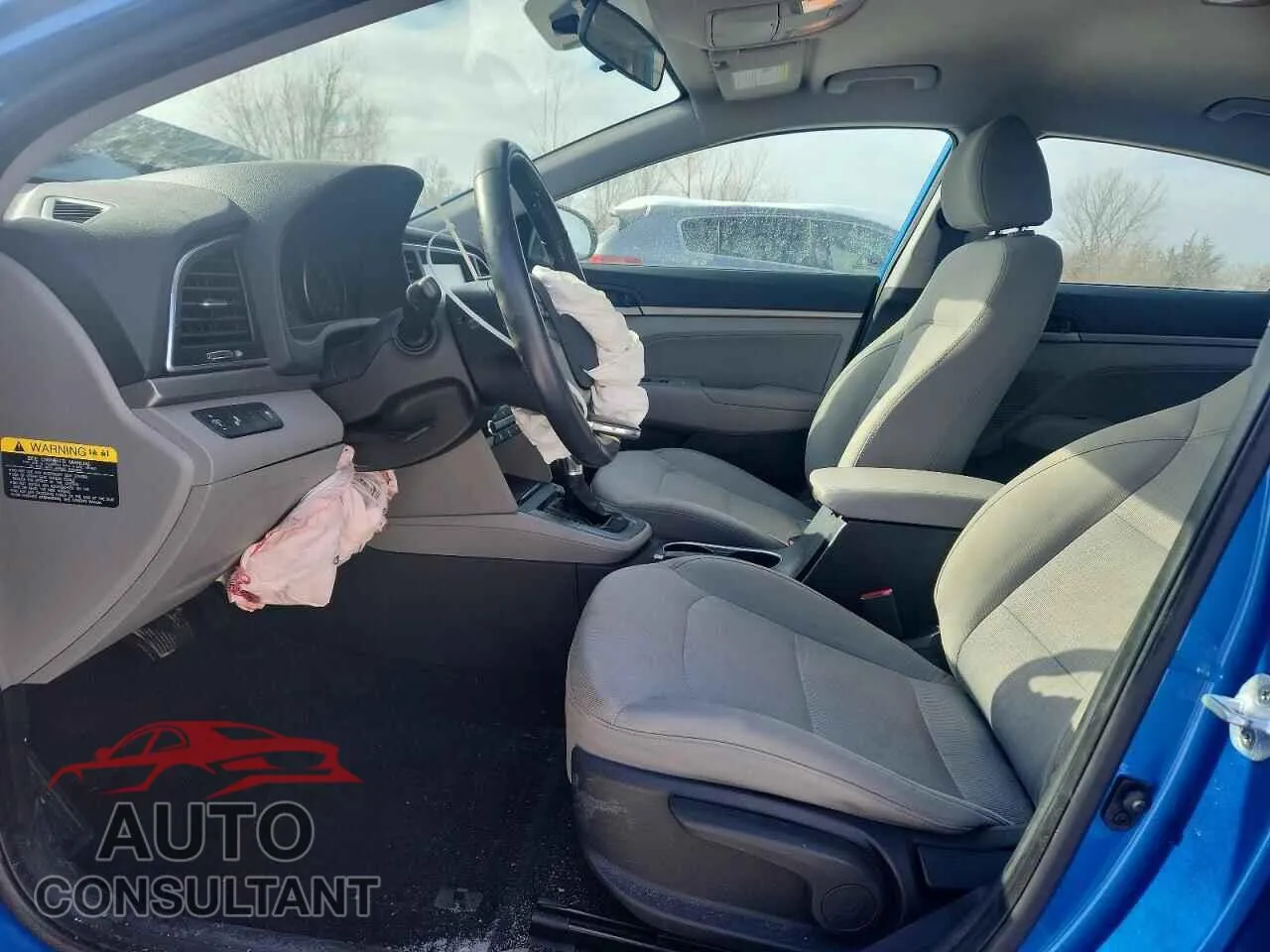 2017 HYUNDAI ELANTRA Damaged VIN 5NPD84LFXHH016836 – exterior detail