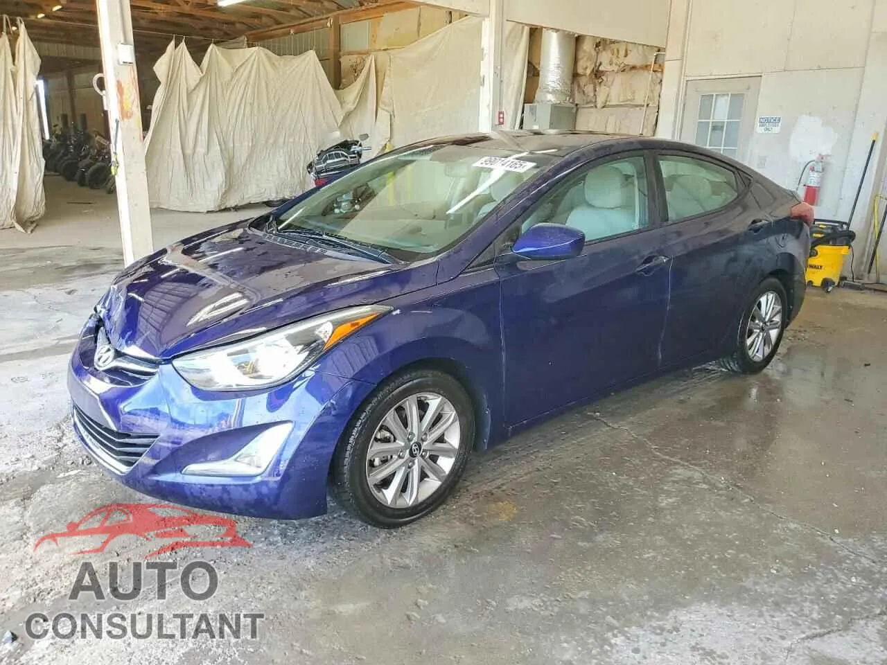 2014 HYUNDAI ELANTRA VIN 5NPDH4AE1EH484086