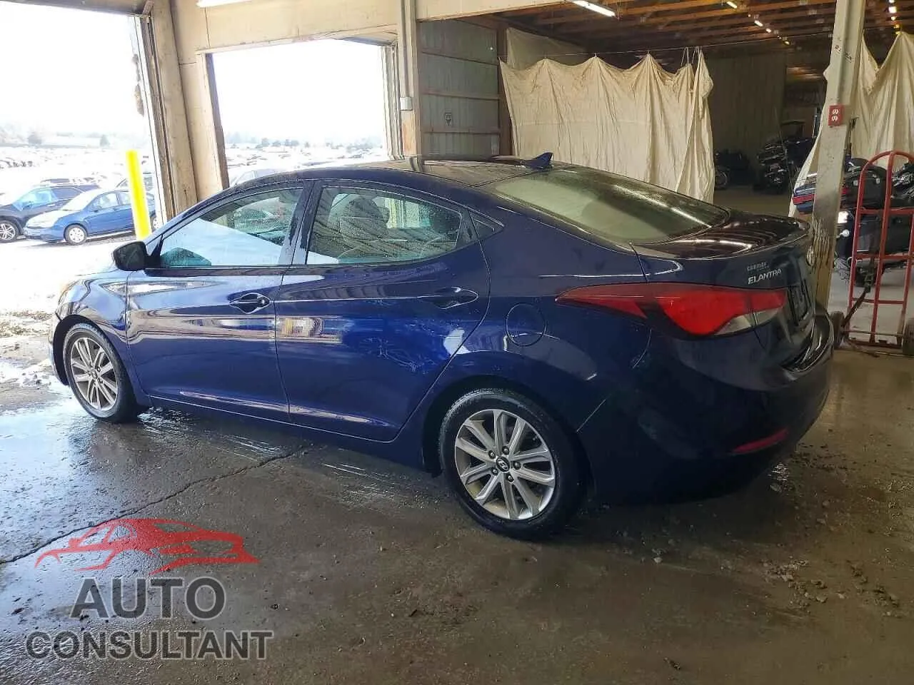 2014 HYUNDAI ELANTRA Damaged VIN 5NPDH4AE1EH484086 – rear exterior