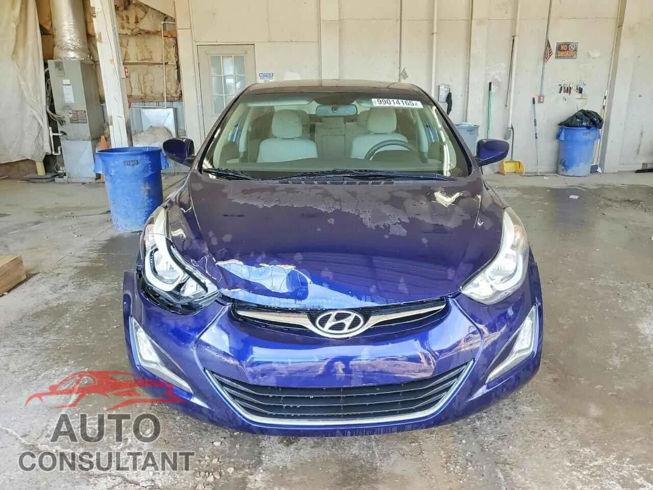 2014 HYUNDAI ELANTRA Damaged VIN 5NPDH4AE1EH484086 – interior seats