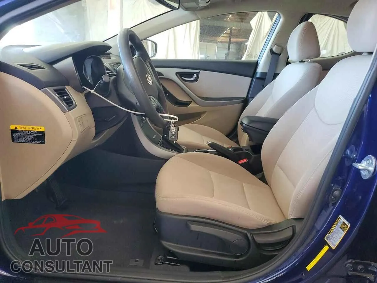 2014 HYUNDAI ELANTRA Damaged VIN 5NPDH4AE1EH484086 – exterior detail
