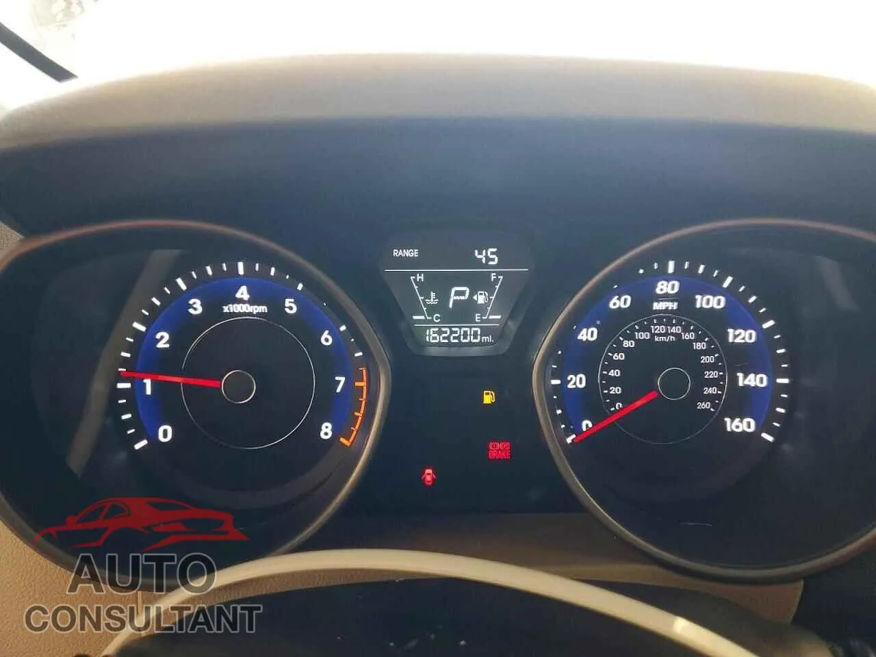 2014 HYUNDAI ELANTRA Damaged VIN 5NPDH4AE1EH484086 – trunk area