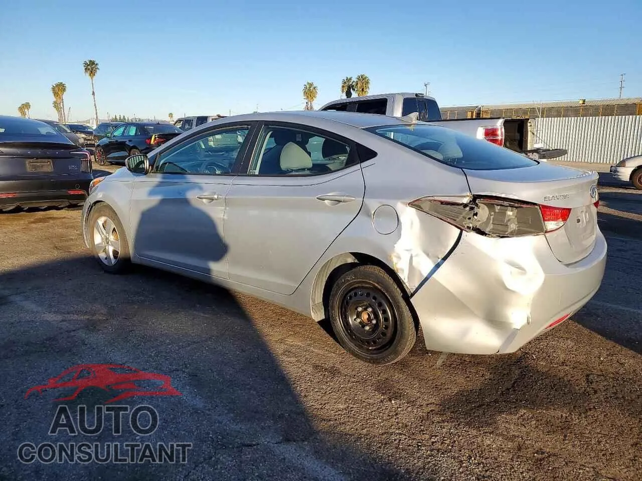2013 HYUNDAI ELANTRA Damaged VIN 5NPDH4AEXDH301203 – rear exterior