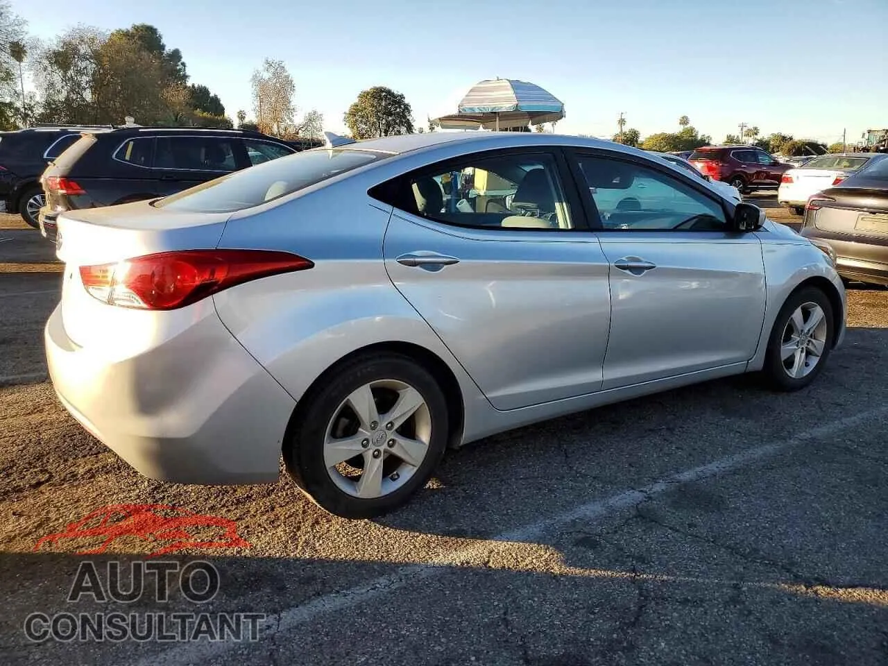 2013 HYUNDAI ELANTRA Damaged VIN 5NPDH4AEXDH301203 – side profile