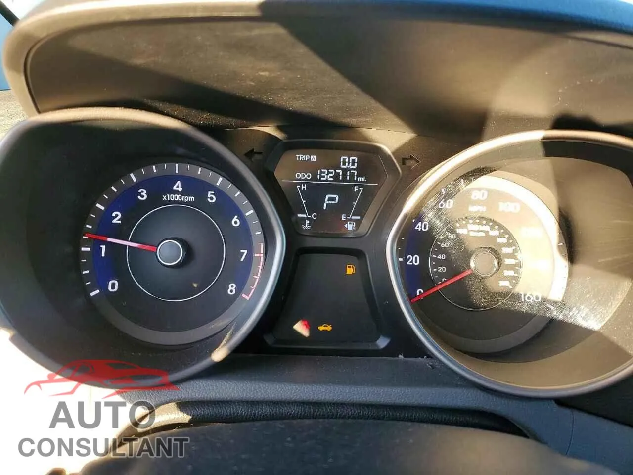2013 HYUNDAI ELANTRA Damaged VIN 5NPDH4AEXDH301203 – trunk area