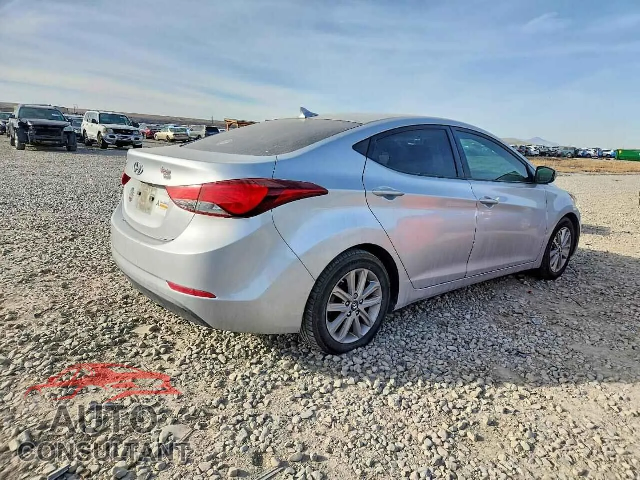 2014 HYUNDAI ELANTRA Damaged VIN 5NPDH4AEXEH506179 – side profile