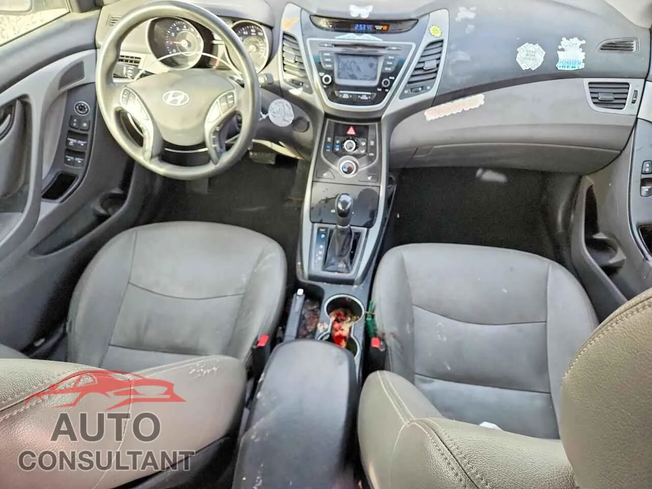 2014 HYUNDAI ELANTRA Damaged VIN 5NPDH4AEXEH506179 – undercarriage