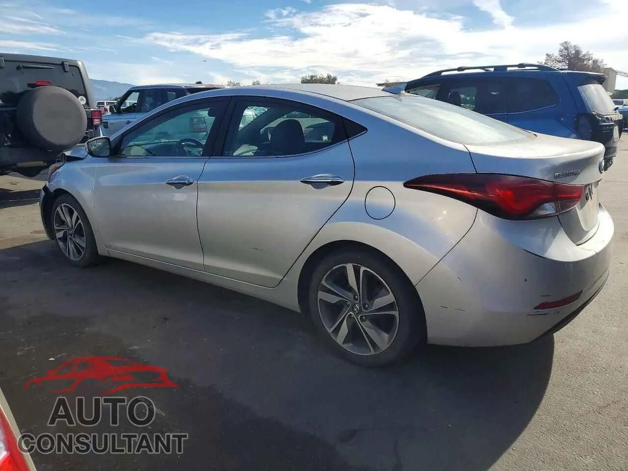 2015 HYUNDAI ELANTRA Damaged VIN 5NPDH4AEXFH610348 – rear exterior