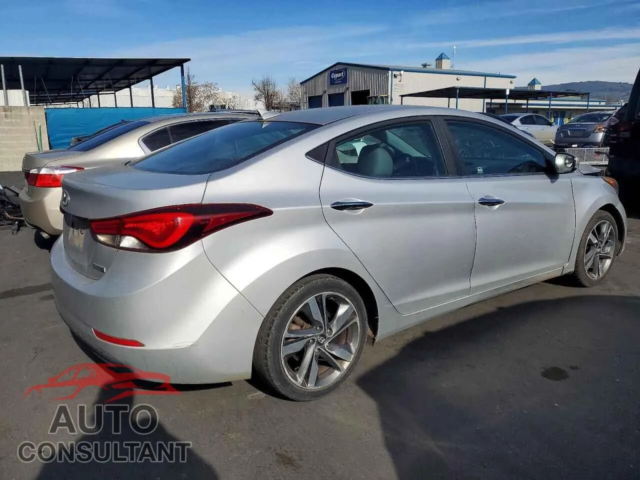 2015 HYUNDAI ELANTRA Damaged VIN 5NPDH4AEXFH610348 – side profile