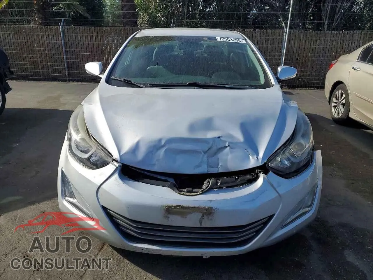 2015 HYUNDAI ELANTRA Damaged VIN 5NPDH4AEXFH610348 – interior seats