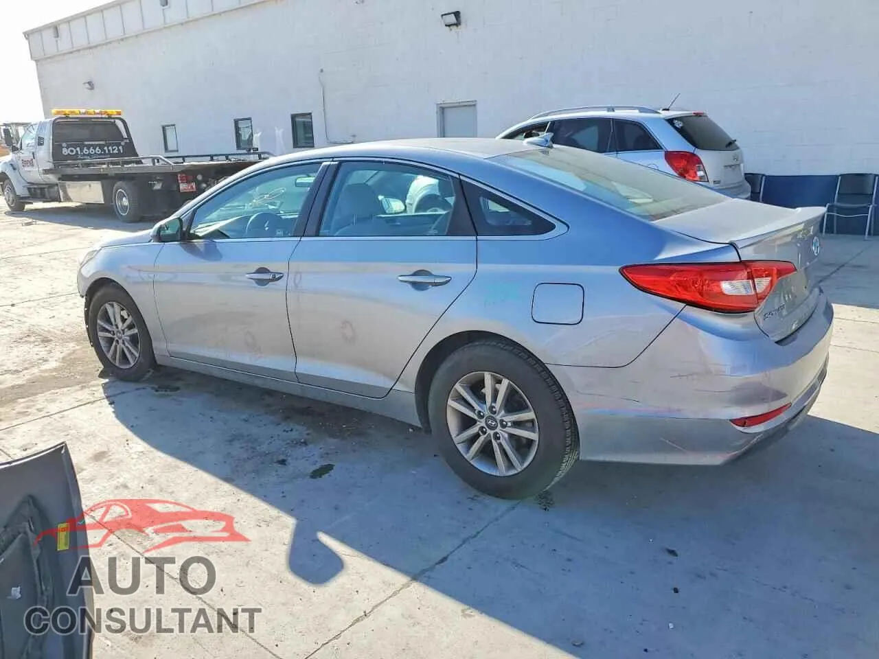 2017 HYUNDAI SONATA Damaged VIN 5NPE24AF0HH587647 – rear exterior