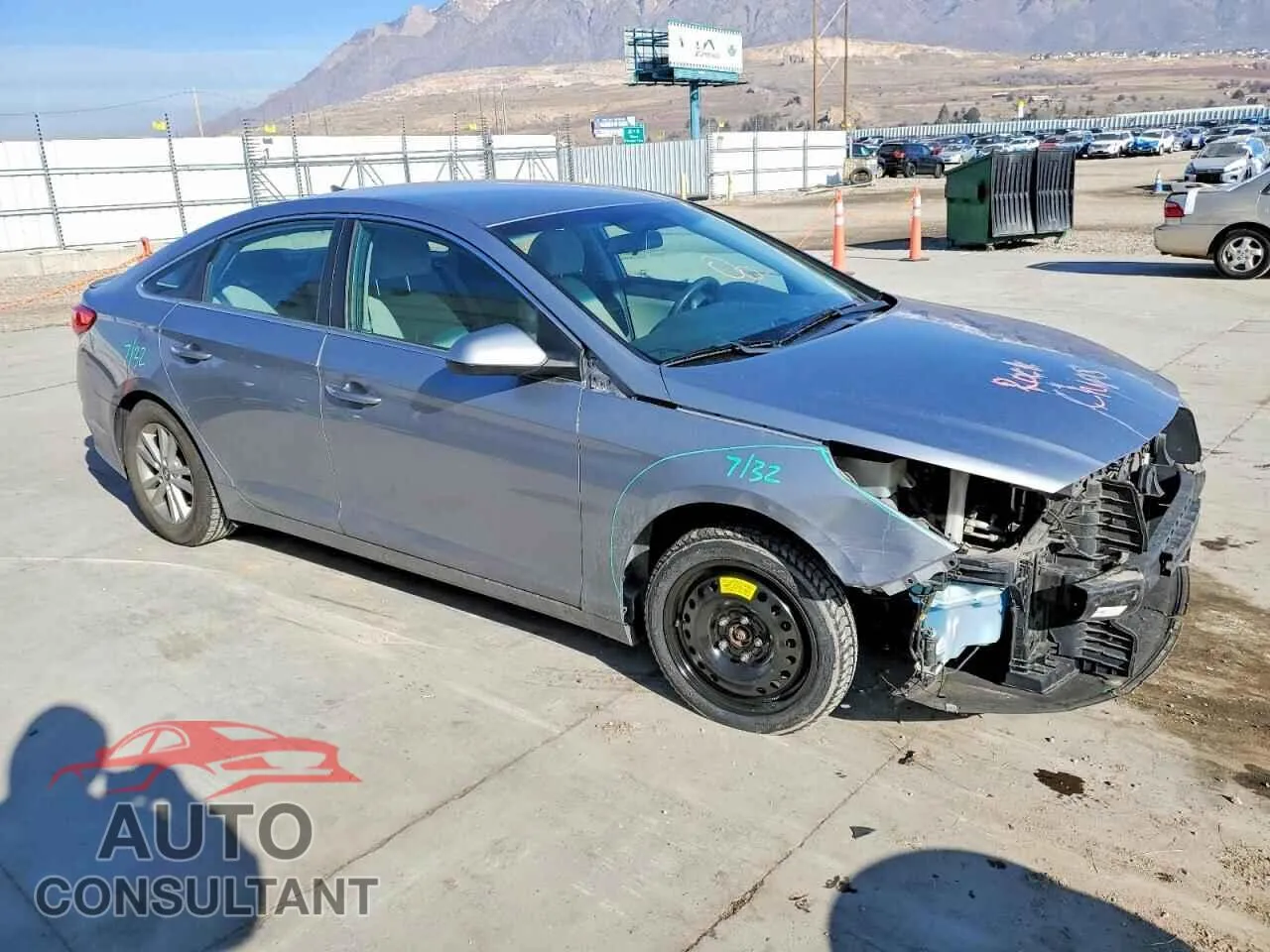 2017 HYUNDAI SONATA Damaged VIN 5NPE24AF0HH587647 – dashboard