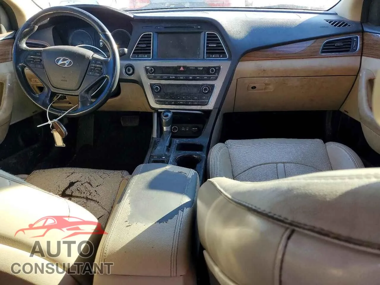 2015 HYUNDAI SONATA Damaged VIN 5NPE34AF1FH103673 – undercarriage
