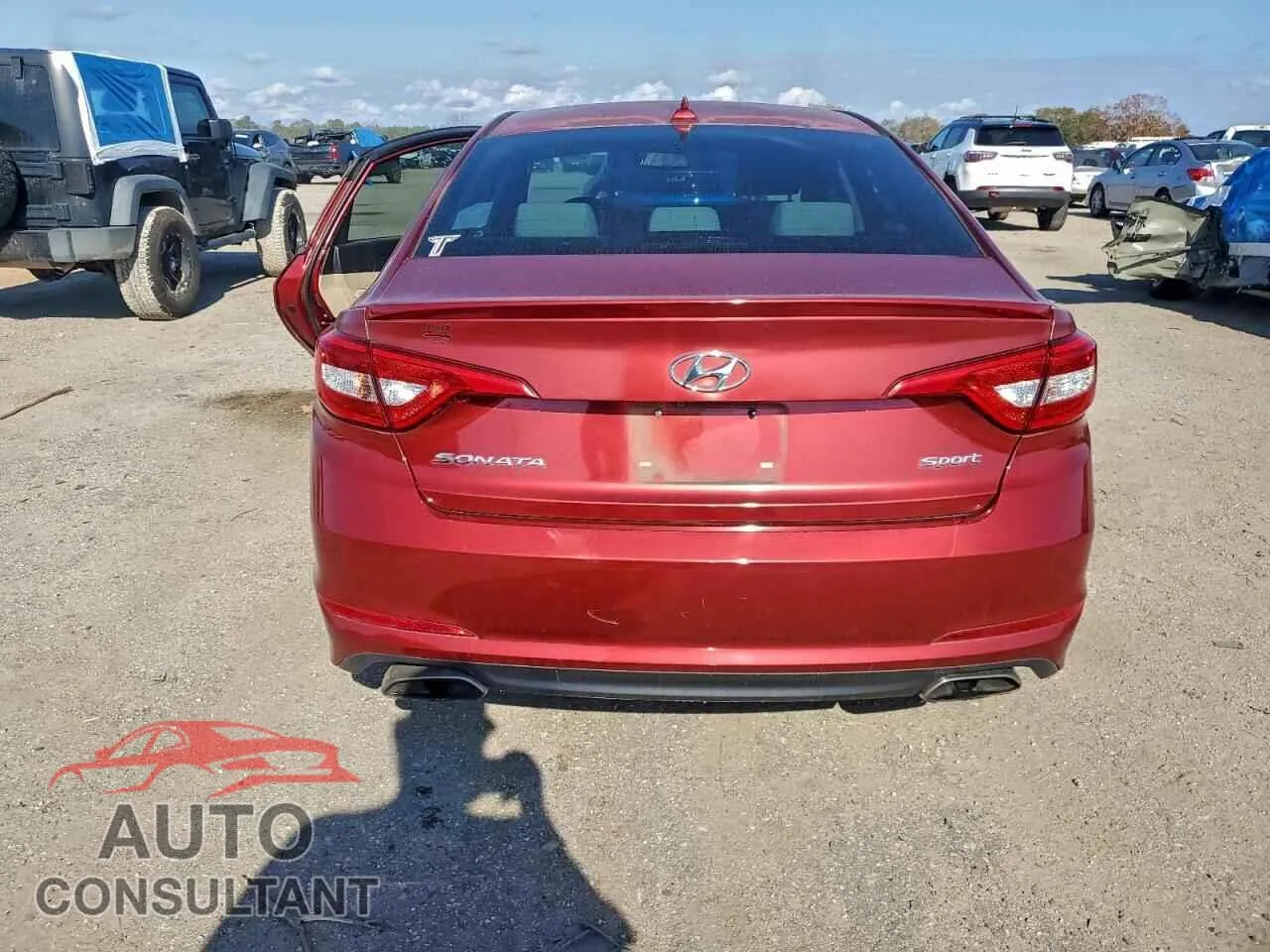 2016 HYUNDAI SONATA Damaged VIN 5NPE34AF7GH331209 – engine bay