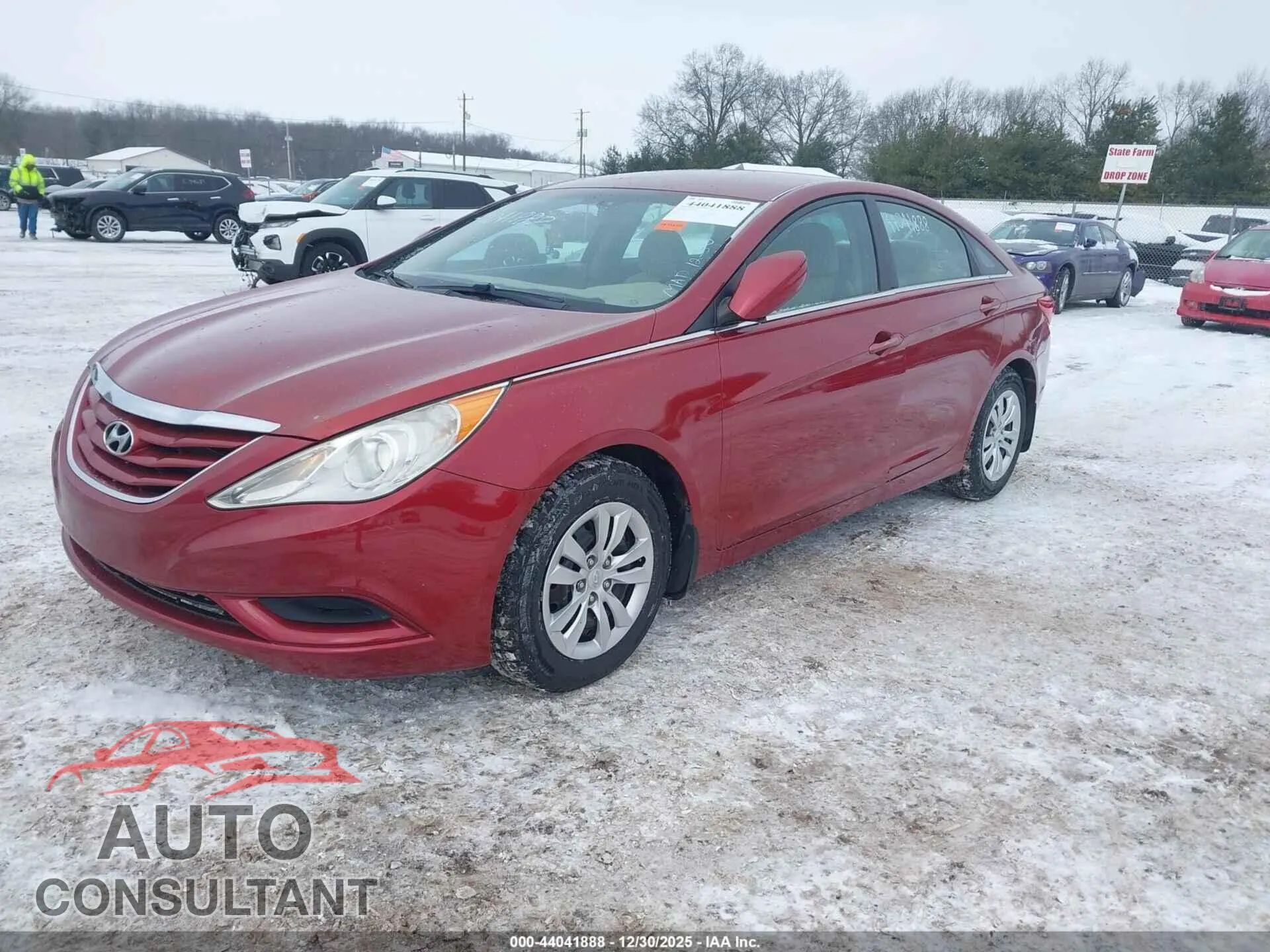 2011 HYUNDAI SONATA Damaged VIN 5NPEB4AC0BH274143 – rear exterior