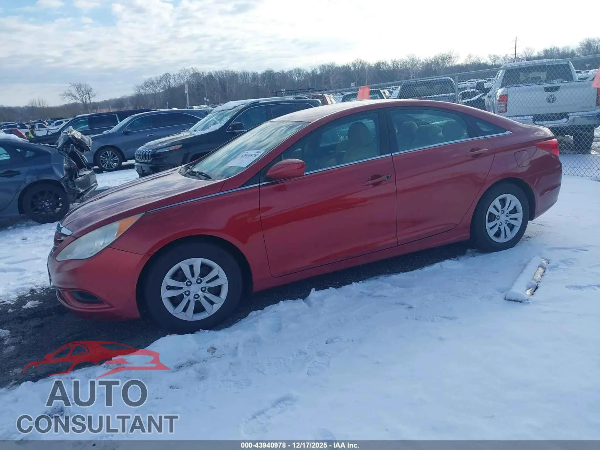 2012 HYUNDAI SONATA Damaged VIN 5NPEB4AC3CH479098 – rear exterior