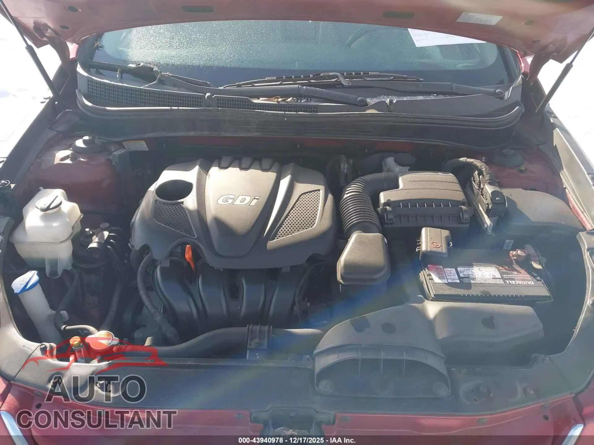 2012 HYUNDAI SONATA Damaged VIN 5NPEB4AC3CH479098 – odometer reading