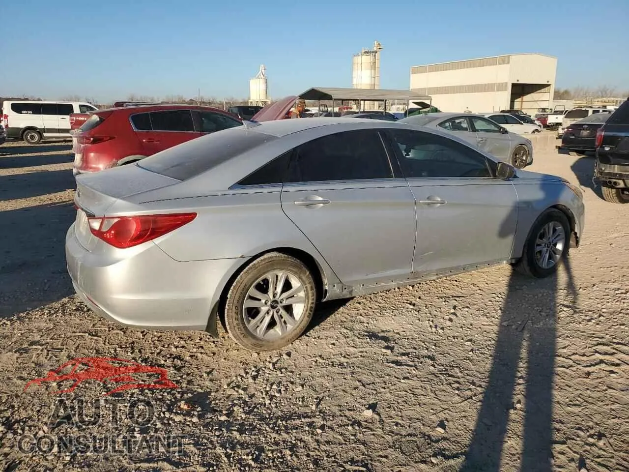 2013 HYUNDAI SONATA Damaged VIN 5NPEB4AC5DH735873 – side profile