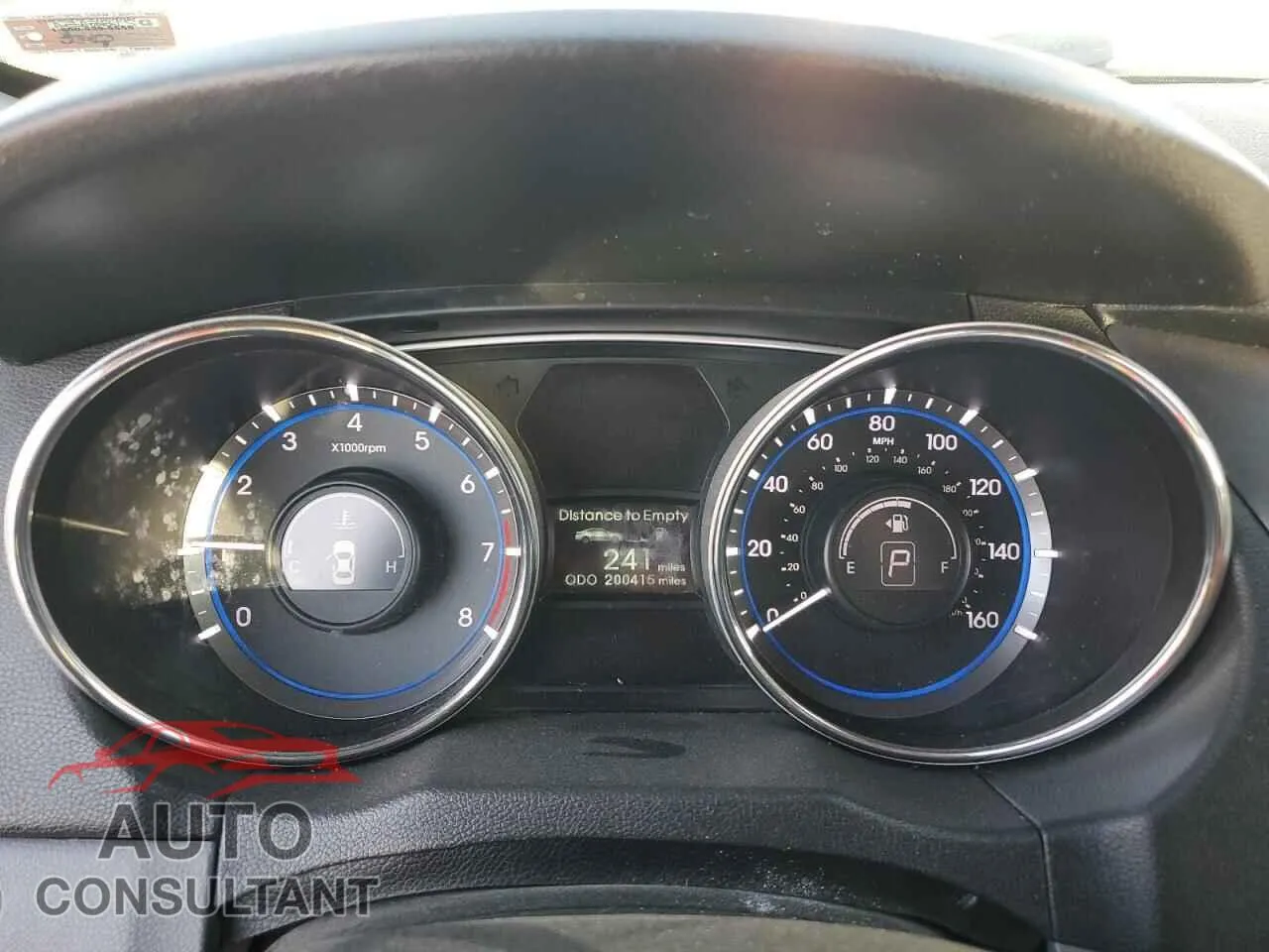 2013 HYUNDAI SONATA Damaged VIN 5NPEB4AC5DH735873 – trunk area
