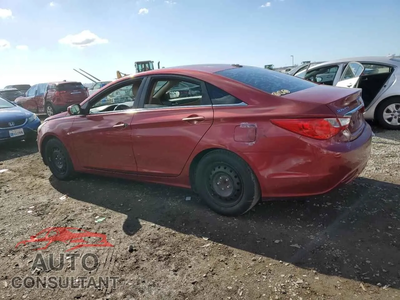 2012 HYUNDAI SONATA Damaged VIN 5NPEB4AC6CH329051 – rear exterior
