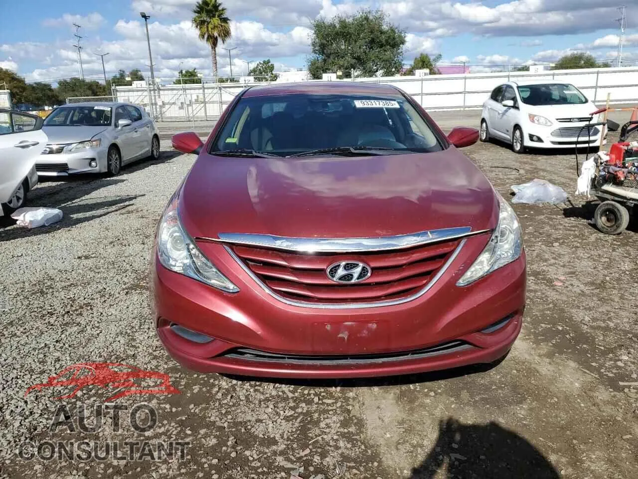 2012 HYUNDAI SONATA Damaged VIN 5NPEB4AC6CH329051 – interior seats