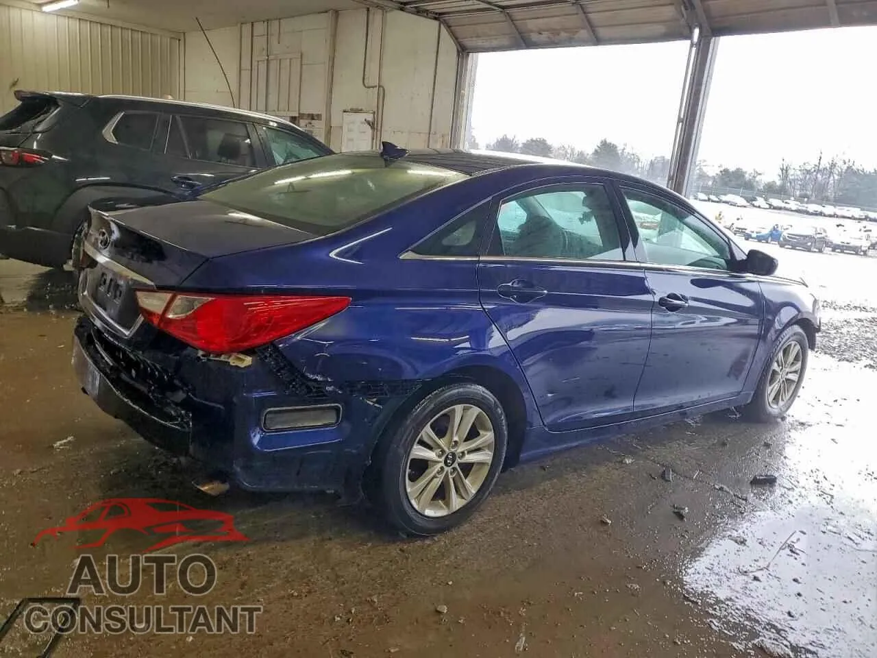 2013 HYUNDAI SONATA Damaged VIN 5NPEB4AC9DH799687 – side profile