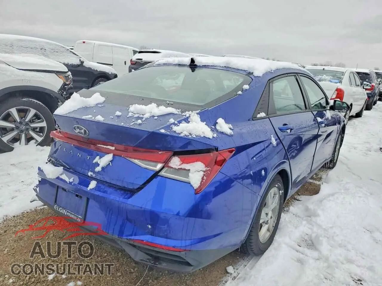 2022 HYUNDAI ELANTRA Damaged VIN 5NPLL4AG2NH082444 – side profile