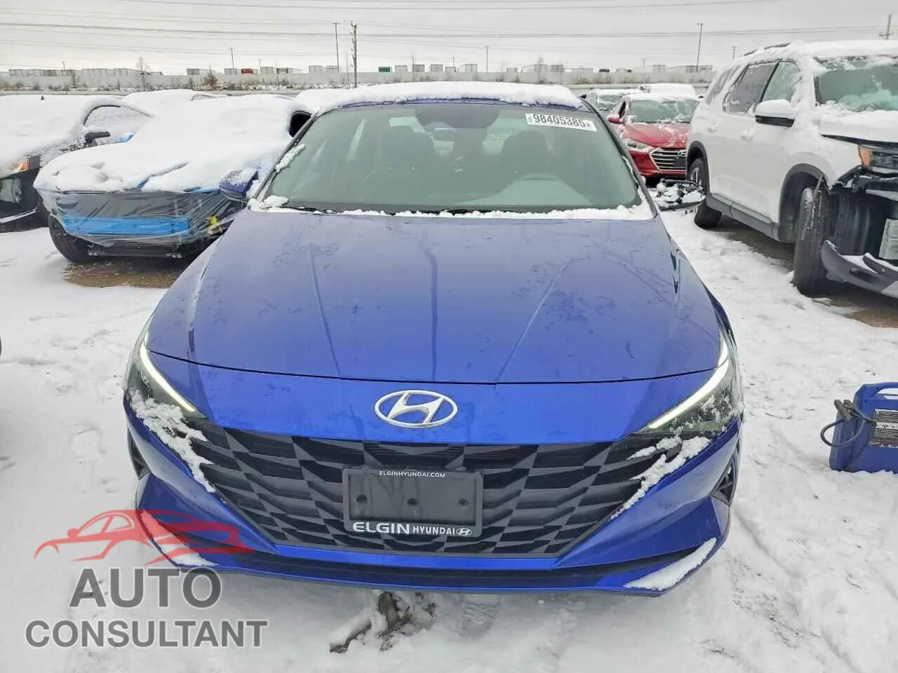 2022 HYUNDAI ELANTRA Damaged VIN 5NPLL4AG2NH082444 – interior seats