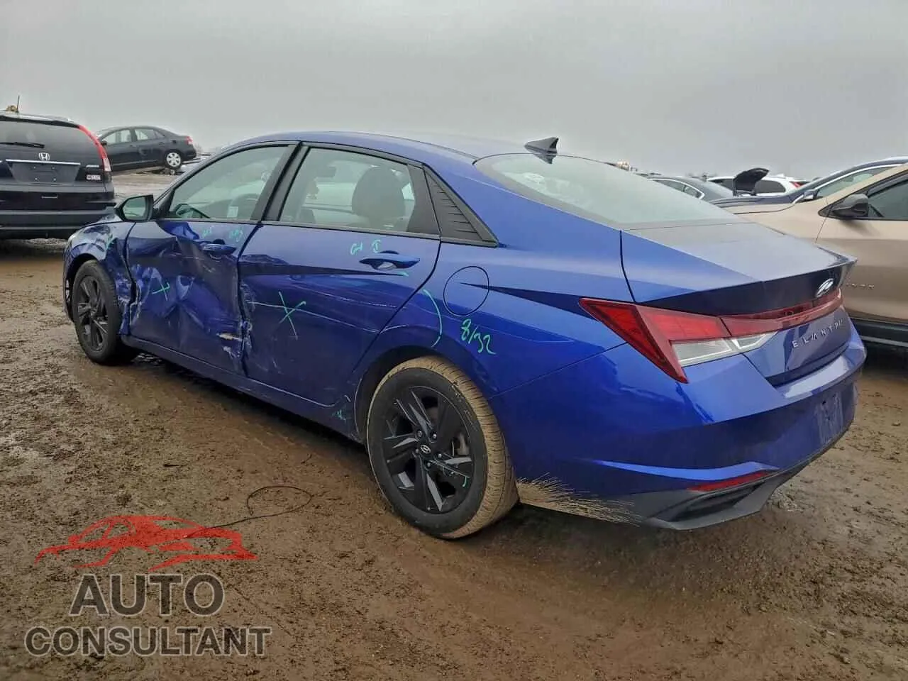 2023 HYUNDAI ELANTRA Damaged VIN 5NPLM4AG1PH088901 – rear exterior