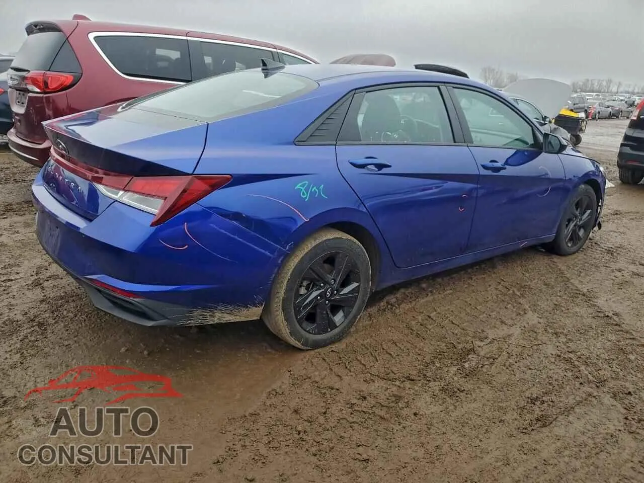 2023 HYUNDAI ELANTRA Damaged VIN 5NPLM4AG1PH088901 – side profile