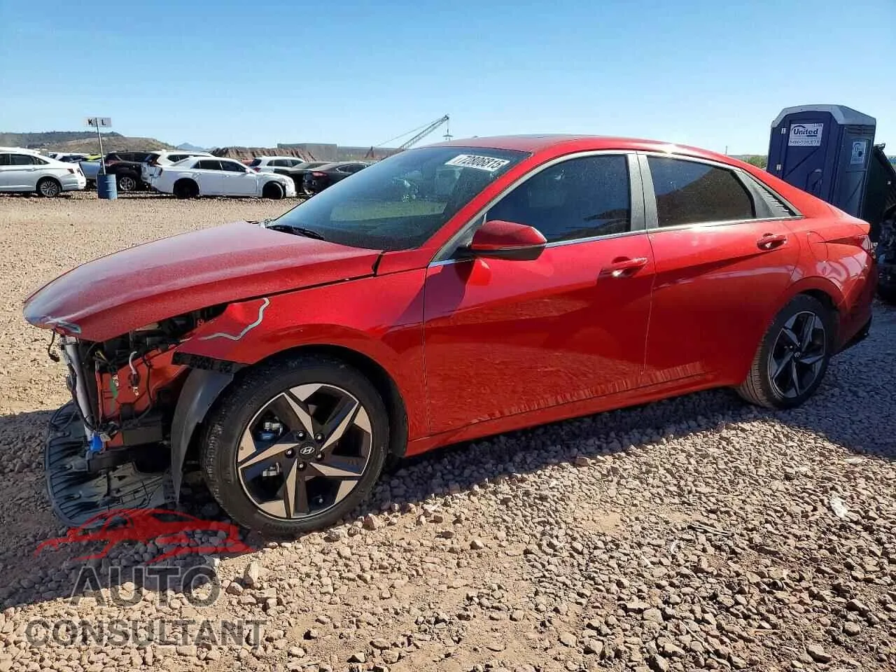 2021 HYUNDAI ELANTRA VIN 5NPLP4AG3MH043459