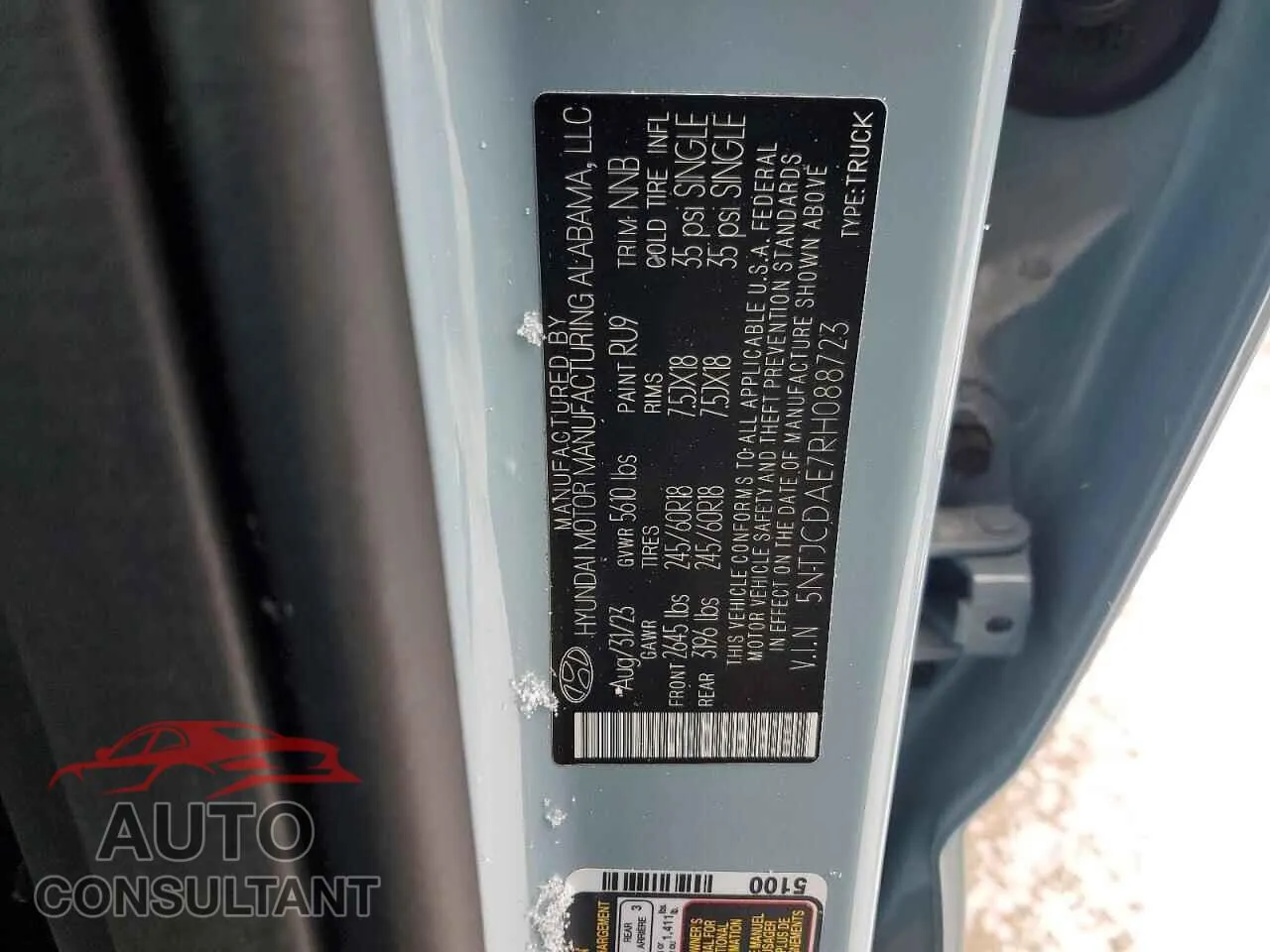 2024 HYUNDAI SANTA CRUZ Damaged VIN 5NTJCDAE7RH088723 – photo 12
