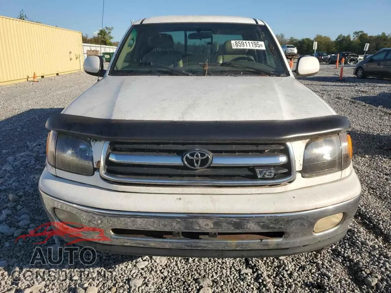 2000 TOYOTA TUNDRA Damaged VIN 5TBBT4810YS040973 – interior seats