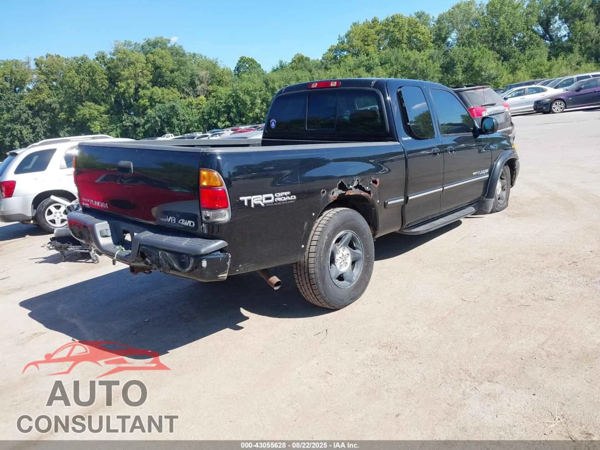 2001 TOYOTA TUNDRA Damaged VIN 5TBBT48111S158097 – dashboard
