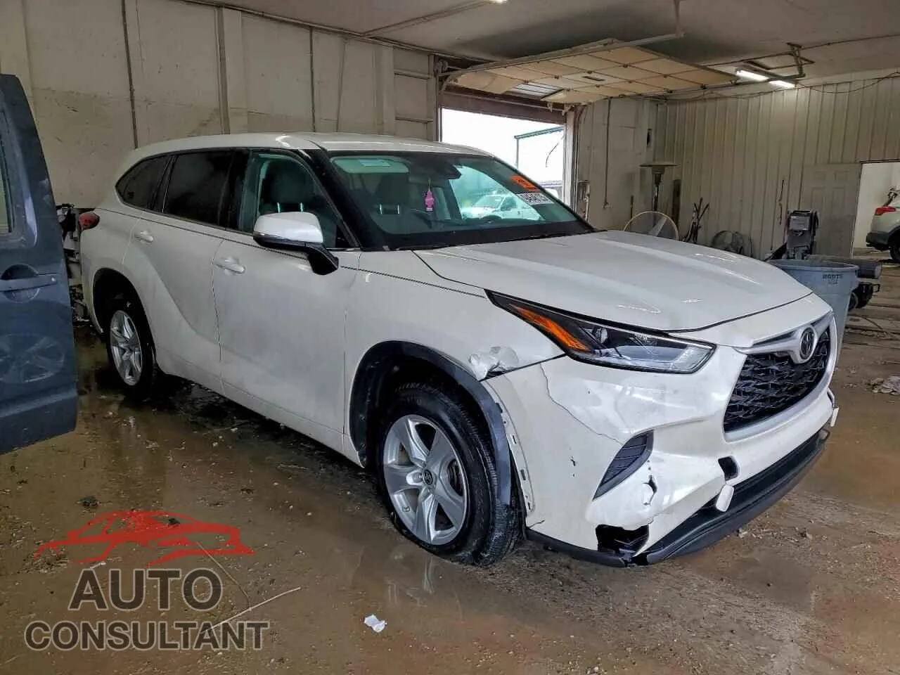 2021 TOYOTA HIGHLANDER Damaged VIN 5TDCZRAH0MS033708 – dashboard