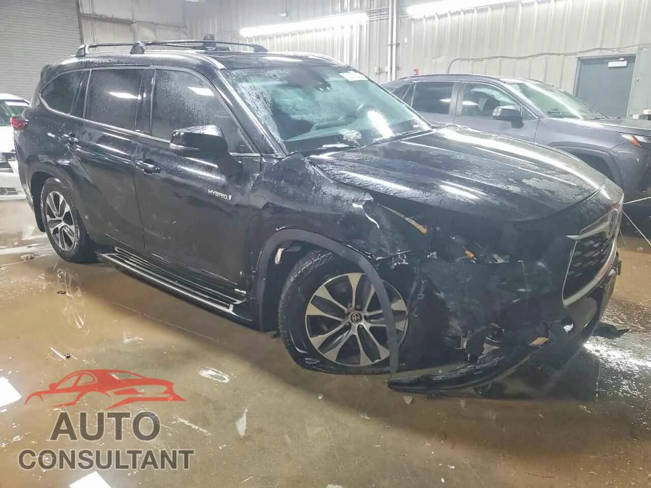 2021 TOYOTA HIGHLANDER Damaged VIN 5TDGBRCH0MS039091 – dashboard