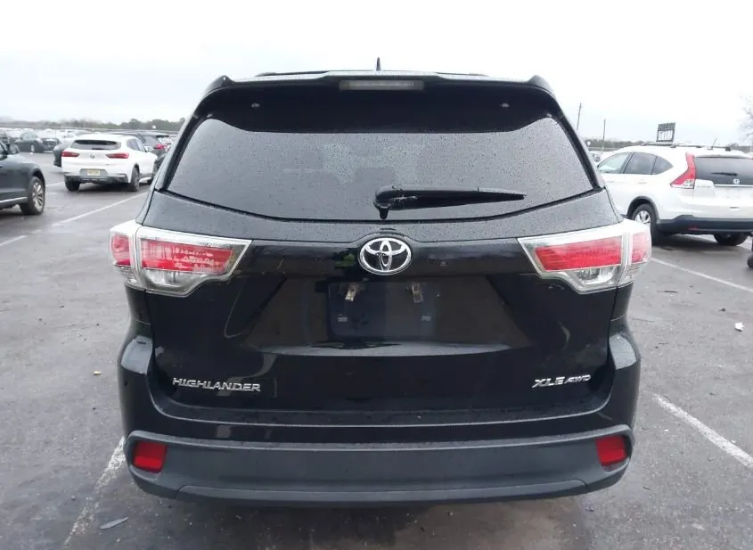 2016 TOYOTA Highlander Used VIN 5TDJKRFH3GS338760 – rear exterior