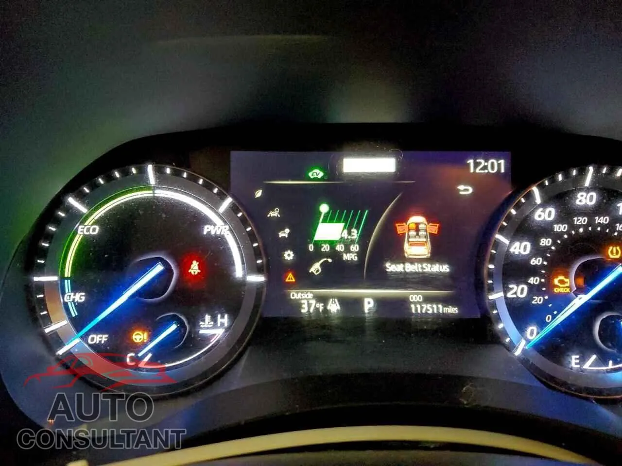 2020 TOYOTA HIGHLANDER Damaged VIN 5TDXBRCHXLS013726 – trunk area