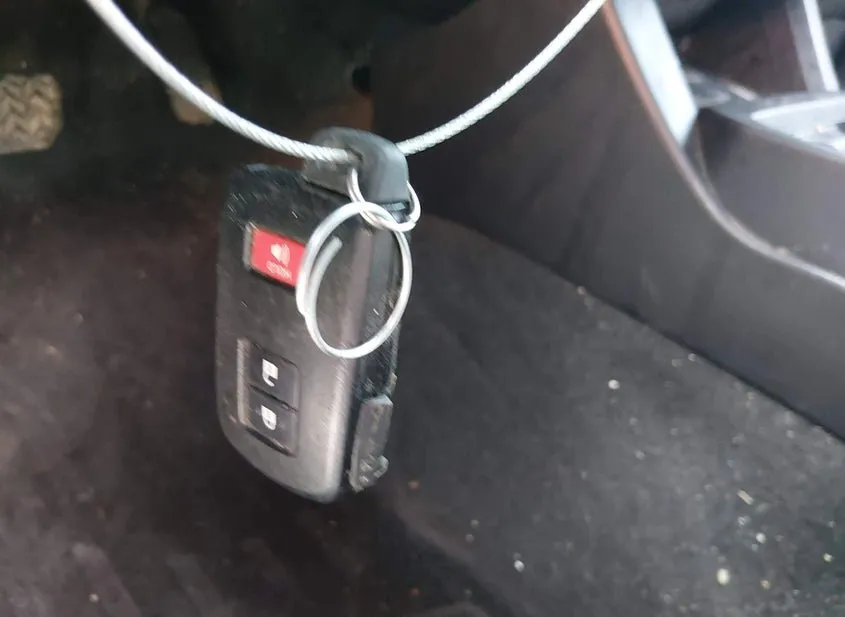 2017 TOYOTA Tacoma Used VIN 5TFCZ5AN4HX074003 – trunk area