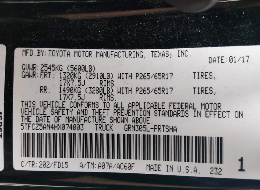 2017 TOYOTA Tacoma Used VIN 5TFCZ5AN4HX074003 – photo 12
