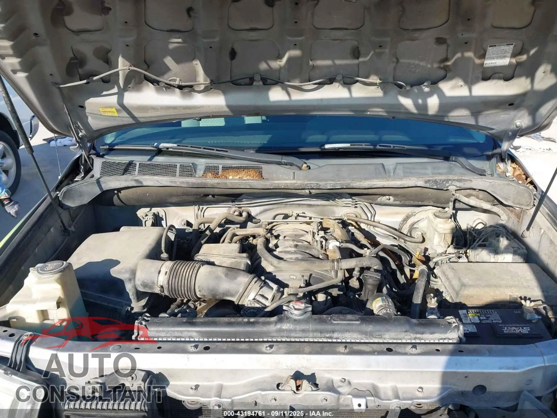 2008 TOYOTA TUNDRA Damaged VIN 5TFEV54158X052184 – odometer reading