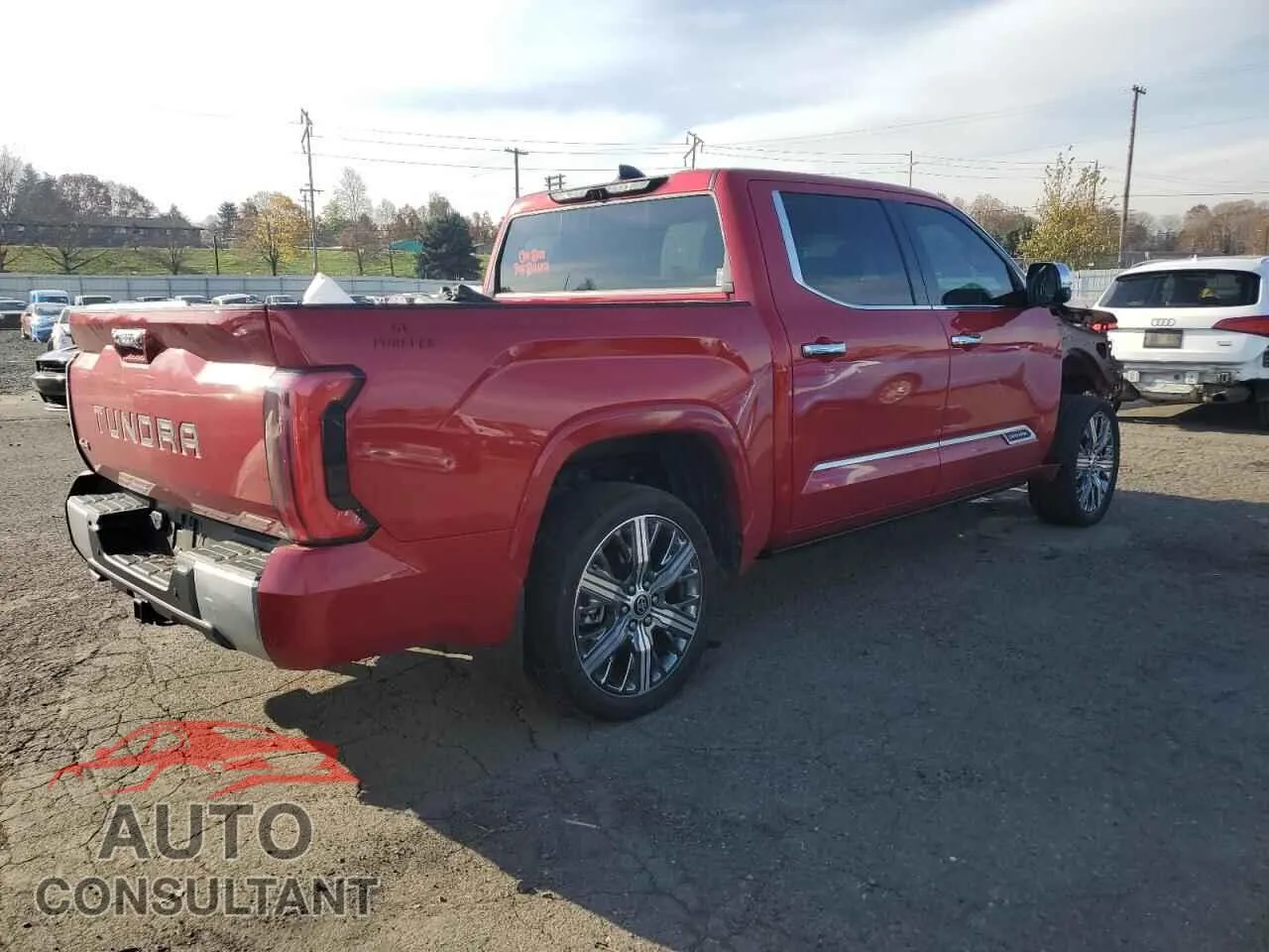 2023 TOYOTA TUNDRA Damaged VIN 5TFVC5DB4PX032442 – side profile