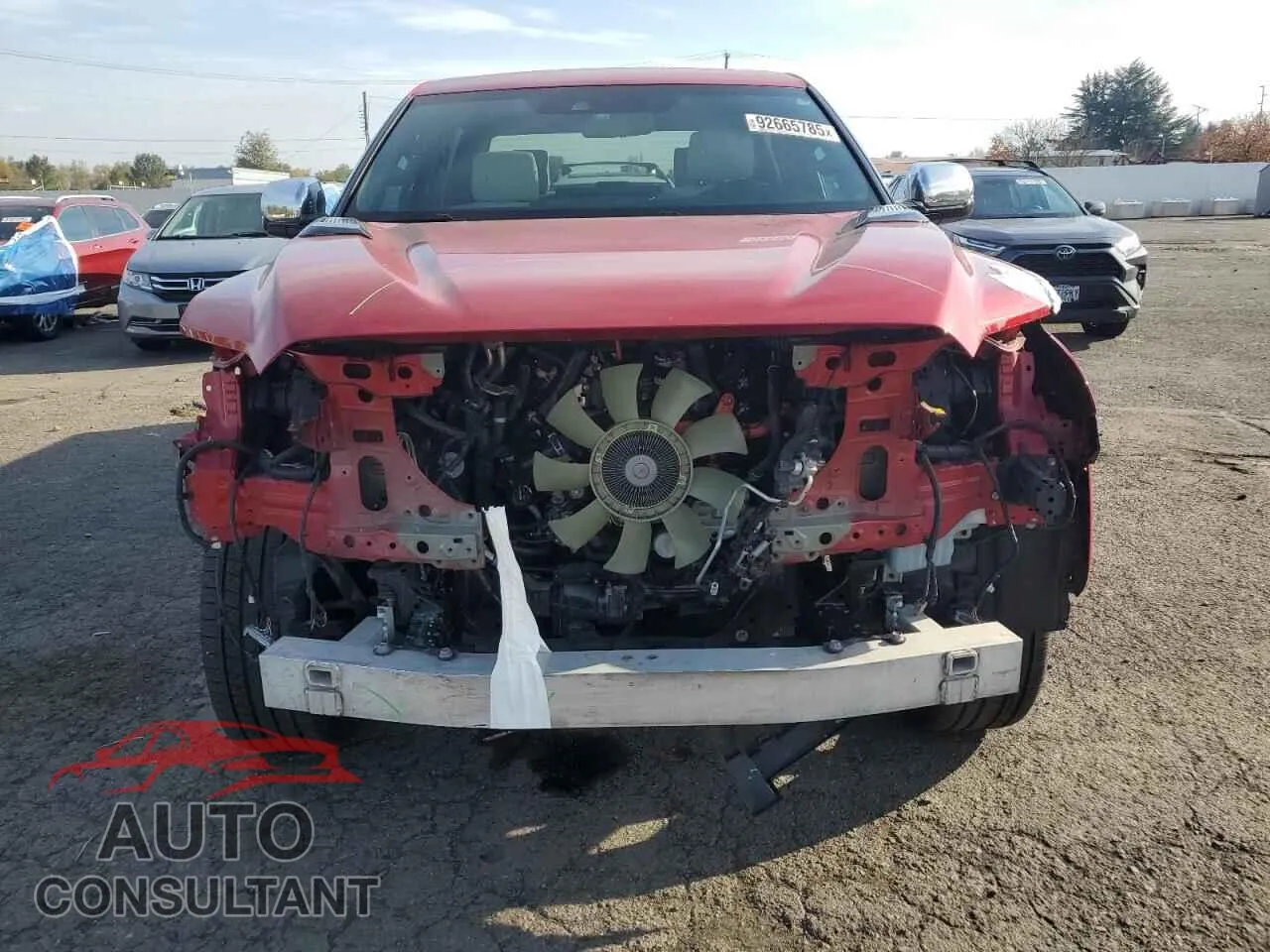 2023 TOYOTA TUNDRA Damaged VIN 5TFVC5DB4PX032442 – interior seats