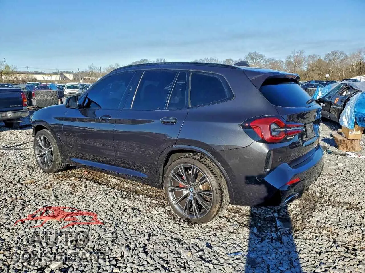2022 BMW X3 Damaged VIN 5UX43DP08N9N15092 – rear exterior