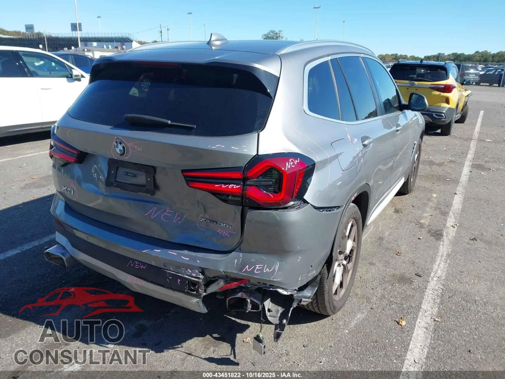 2024 BMW X3 Damaged VIN 5UX53DP01R9V43648 – dashboard 2024 BMW X3 Damaged VIN 5UX53DP01R9V43648 – dashboard