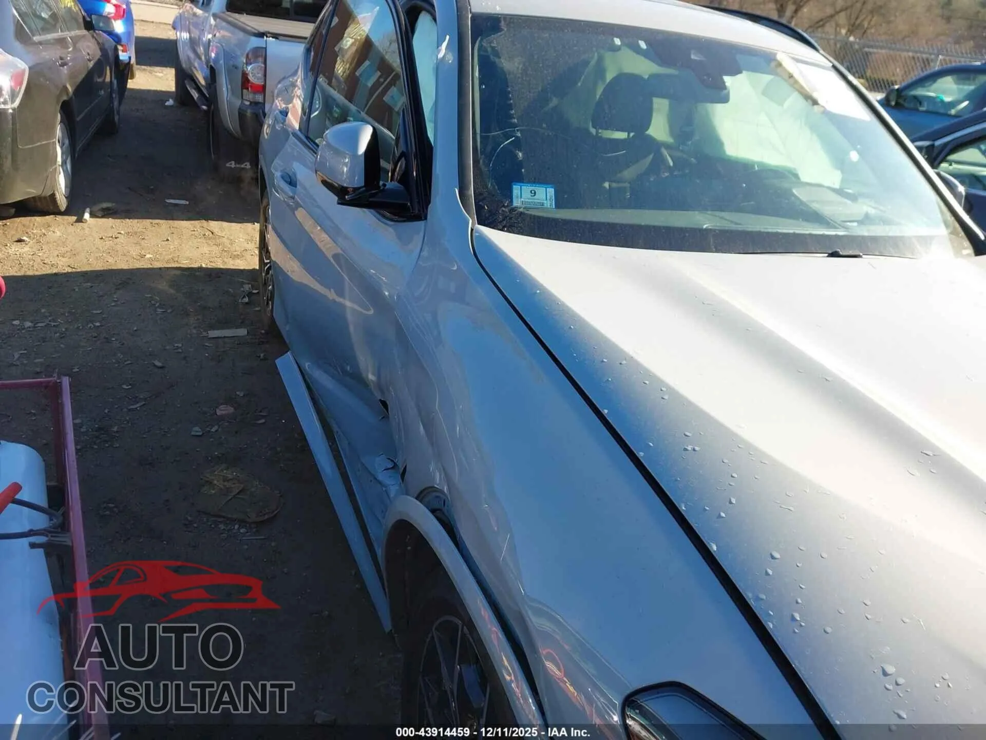 2022 BMW X3 Damaged VIN 5UX53DP07N9J09101 – engine bay