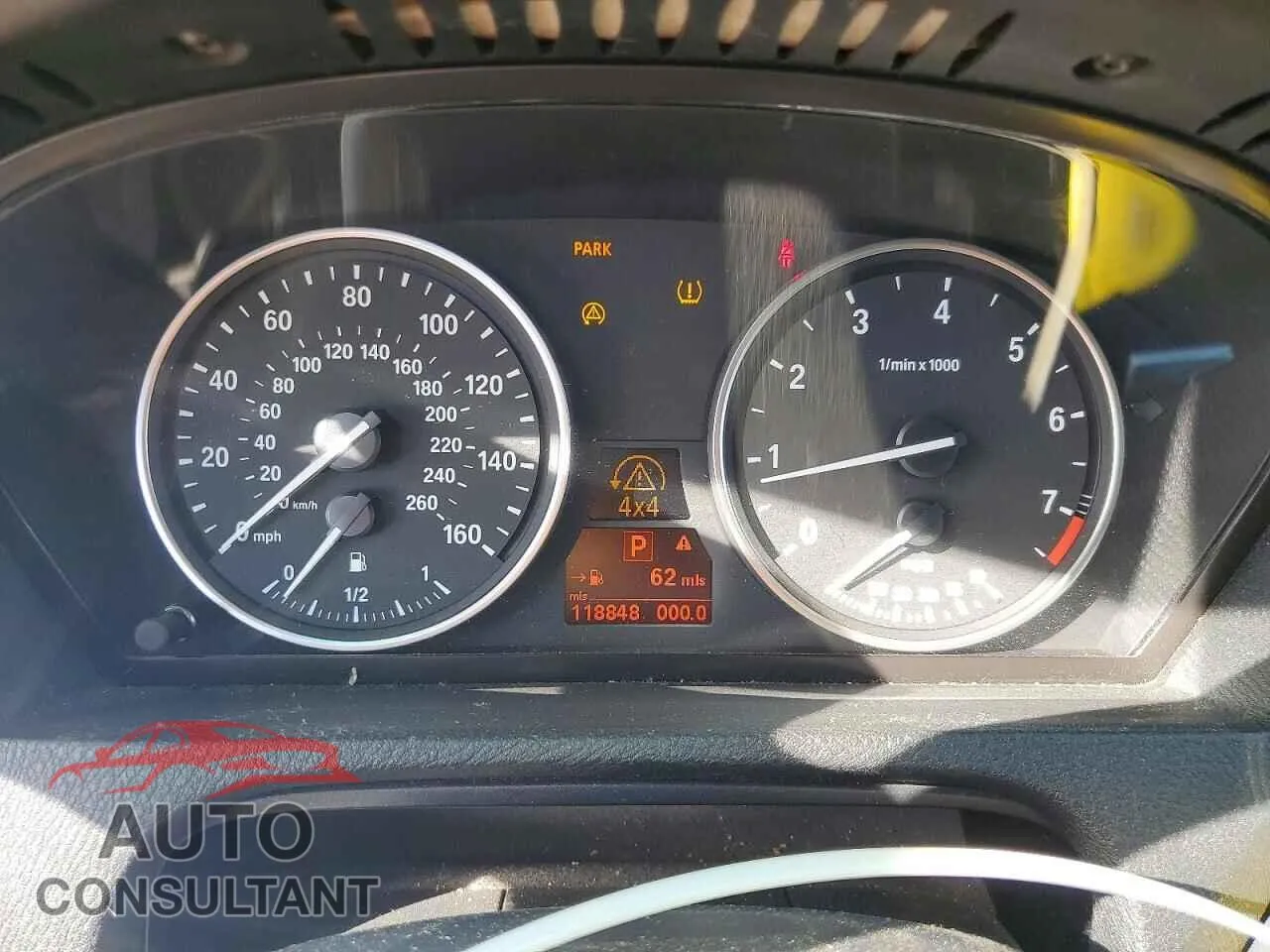 2009 BMW X5 Damaged VIN 5UXFE43549L260258 – trunk area