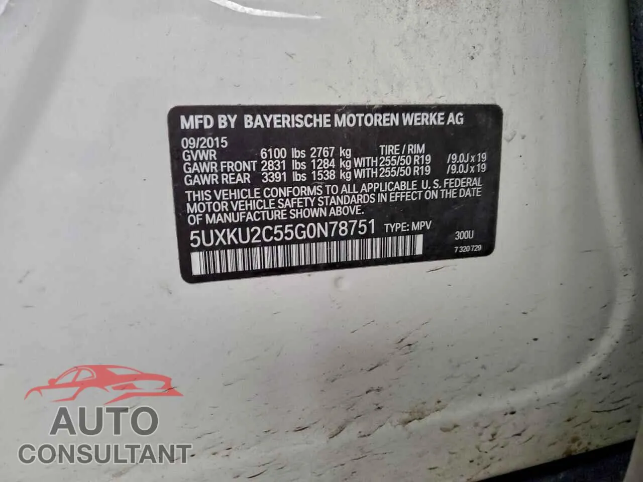 2016 BMW X6 Damaged VIN 5UXKU2C55G0N78751 – photo 13